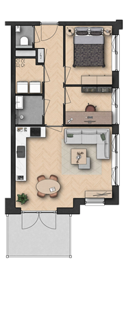 Floorplan - Brugweg Construction number 7, 2741 KZ Waddinxveen